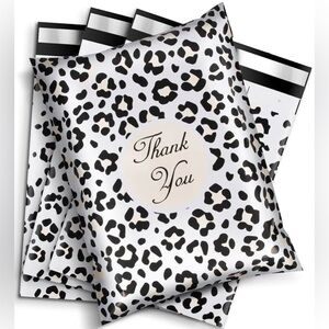 Leopard Print Thank You Poly Mailers Set of 20